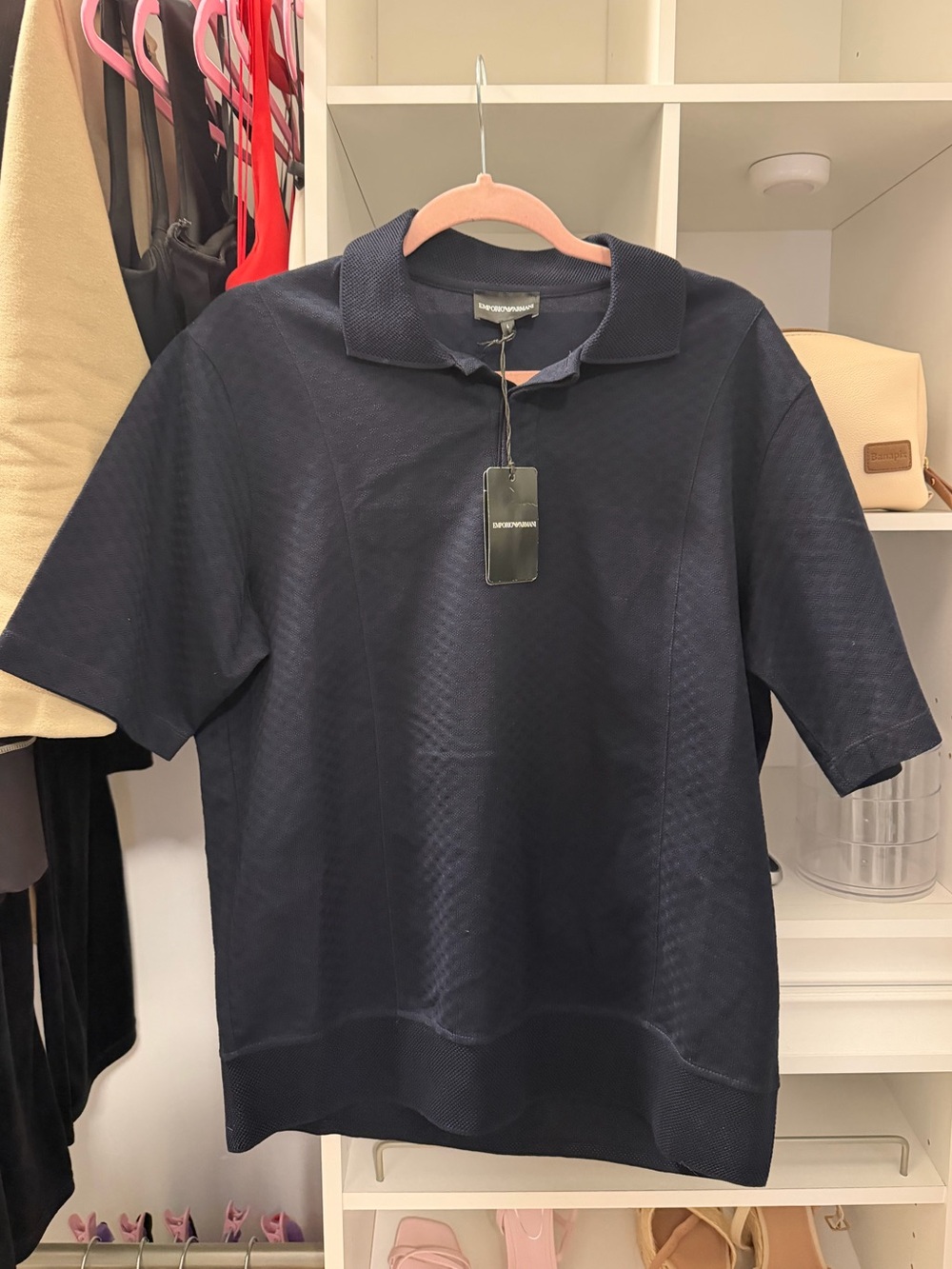 Brand New Authentic Emporio Armani Men’s Navy Polo Shirt